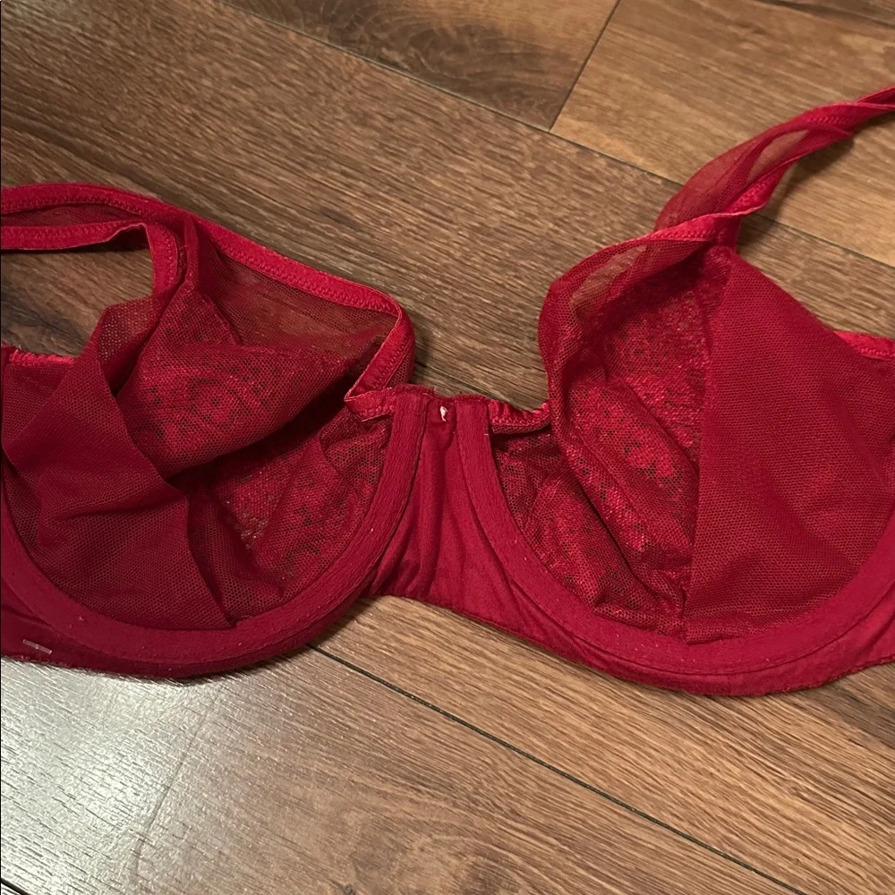Victorias Secret Body by Victoria Lace Unlined Demi Bra 38D - Picture 4 of 6